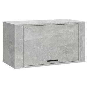 vidaXL Wall-mounted Shoe Cabinet Concrete Grey 70x35x38 cm Engineered Wood