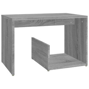 vidaXL Side Table Grey Sonoma 59x36x38 cm Engineered Wood