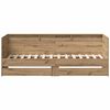 vidaXL Daybed with Headboard Artisan Oak 90 x 190 cm Engineered Wood