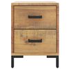 vidaXL Bedside Cabinets 2 pcs 36x30x45 cm Solid Wood Pine