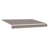 vidaXL Awning Replacement Fabric Light Grey 235 x 195 cm Polyester