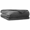 vidaXL Weighted Blanket Anthracite 150 x 200 cm 7 kg 100% Cotton 205T