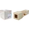 Pets Collection Cat Scratcher Tunnel 29x29x106 cm Beige
