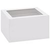 vidaXL Jewellery Box 3-Layer White 23x20.5x14 cm