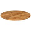 vidaXL Table Top Ø 80x3.8 cm Round Solid Wood Mango
