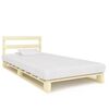 vidaXL Pallet Bed Frame without Mattress Solid Pine Wood 100x200 cm