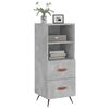 vidaXL Sideboard Concrete Grey 34.5x34x90 cm Engineered Wood