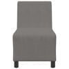 vidaXL Modular Sofa Unit Armless Light Grey 55 x 74 x 82 cm