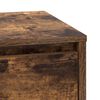 vidaXL Bedside Cabinet Smoked Oak 39 x 34.5 x 50 cm Engineered wood