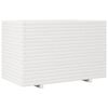 vidaXL Garden Planter White 110x60x72 cm Solid Wood Pine