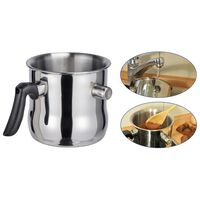 HI Double-Walled Milk Pot 1.2 L Stainless Steel