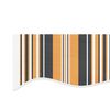 vidaXL Replacement Fabric for Awning Multicolour Stripe 4x3.5 m