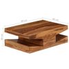 vidaXL Coffee Table Solid Acacia Wood 90x60x30 cm