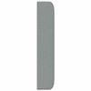 vidaXL Headboard Ear Light grey 80 x 16 x 4 cm Fabric