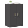 vidaXL Storage Cabinet Black 60 x 40 x 90 cm Steel
