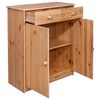 vidaXL Sideboard 2 Drawers 78x35x89 cm Solid Pine Wood