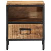vidaXL Bedside Cabinet 40x35x50 cm Solid Wood Mango