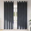 vidaXL Blackout Curtains 2 pcs Light Grey 140 x 225 cm Velvet
