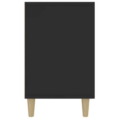 vidaXL Sideboard Black 100x36x60 cm Engineered Wood