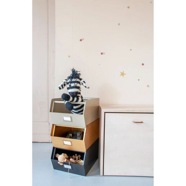 KidsDepot Storage Box Original Metal Black