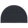 vidaXL Door Mat Dark Grey Half Round 60x90 cm Tufted Coir