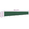 vidaXL 6-panel Wind Screen Fabric 800x80 cm Green