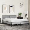 vidaXL Bed Frame without Mattress Grey Sonoma 150x200 cm King Size