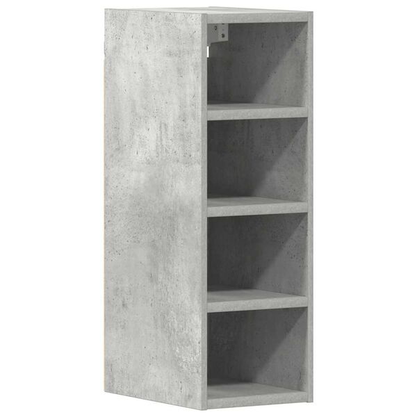 vidaXL Hanging Cabinet Riga Concrete Grey 20x29.5x60 cm Engineered Wood