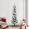 vidaXL Artificial Christmas Tree with 300 LEDs with Stand White 210 cm