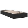 vidaXL Ottoman Bed Frame No Mattress Black Single Velvet
