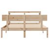 vidaXL Bed Frame without Mattress 120x190 cm Small Double Solid Wood Pine