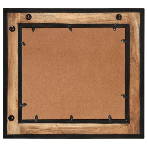 vidaXL Bathroom Mirror 60x1x55 cm Solid Wood Acacia