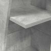 vidaXL Corner Cabinet Concrete Grey 27.5x27x140cm Engineered Wood