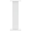 vidaXL Speaker Stands 2 pcs White 30x30x80 cm Engineered Wood