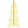 vidaXL Christmas Tree with 160 LEDs Warm White 150 cm PET