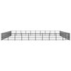 vidaXL Outdoor Dog Kennel Steel 94.09 m&sup2;