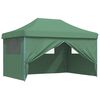 vidaXL Party Tent Folding Green 292 x 440 x 315 cm Oxford Fabric
