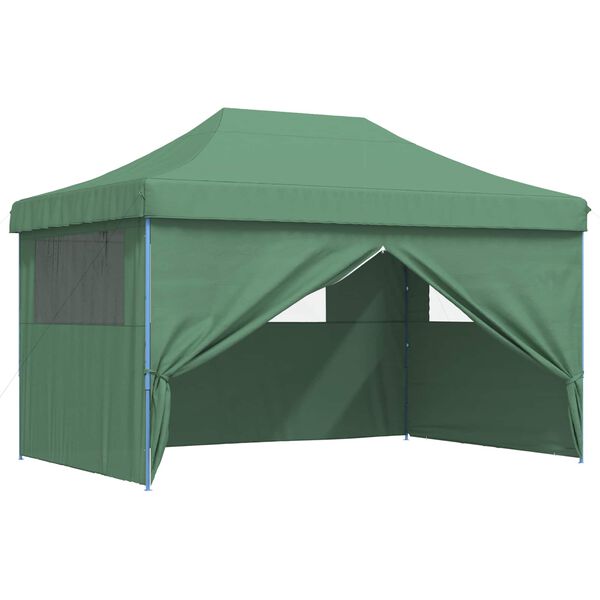 vidaXL Party Tent Folding Green 292 x 440 x 315 cm Oxford Fabric
