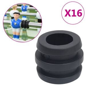 vidaXL Football Table Rod Stoppers for 15,9/16 mm Rod 16 pcs