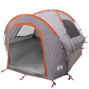 vidaXL Car Tent Grey and Orange 200 x 170 x 170 cm Polyester and Steel
