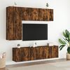 vidaXL TV Cabinet Wall-mounted Smoked Oak 60x30x41 cm