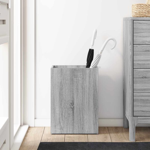 vidaXL Umbrella Stand Grey Sonoma 40 x 20 x 55.5 cm Engineered Wood