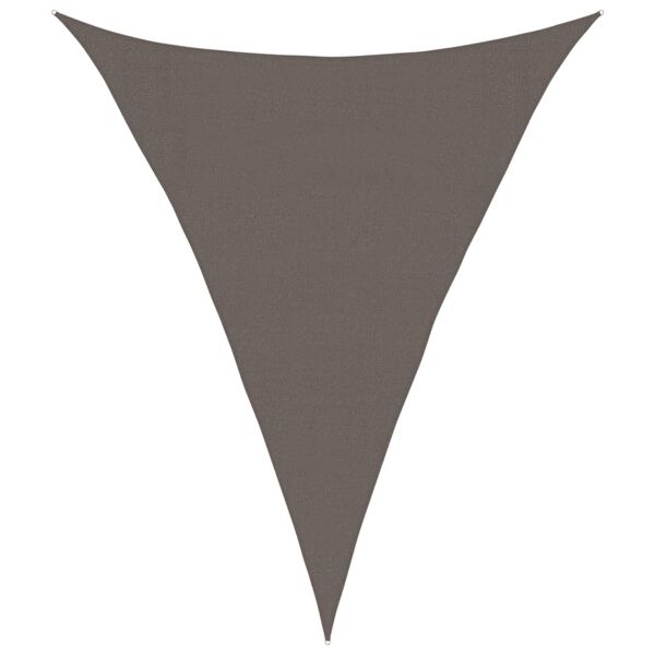 vidaXL Sunshade Sail 160 g/m&sup2; Anthracite 3x4x4 m HDPE