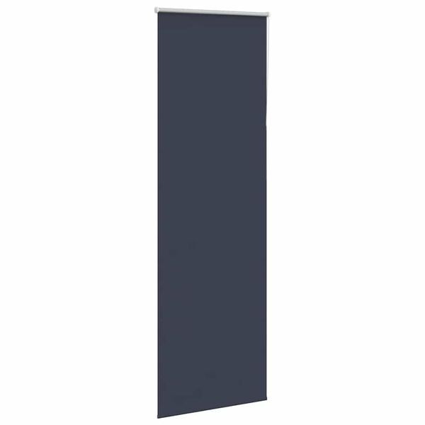 vidaXL Roller Blind Blackout Marine 65x230 cm Fabric Width 60.7 cm Polyester