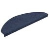 vidaXL Stair Mats Self-adhesive 15 pcs 65x22.5x3.5 cm Blue