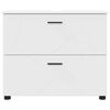 vidaXL Bathroom Cabinet with Drawer with Door White 76.5 x 35 x 64 cm