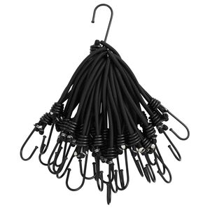 vidaXL Bungee Cord with Hooks 25 pcs 17 cm