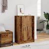 vidaXL Shoe Cabinet Old Wood 60x35x92 cm Engineered Wood