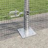 vidaXL Fence Post Silver 50 x 1 m (12 x 12 mm mesh) Steel