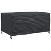 vidaXL Furniture Cover Plain Black 172 x 113 x 73 cm 210D